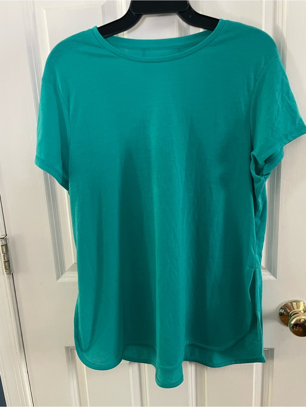 Athletic Works Teal Short Sleeve Crewneck Tee